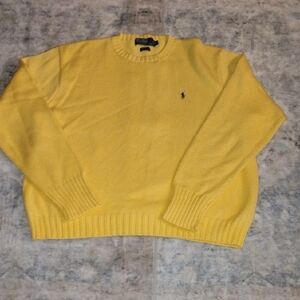 Yellow Crew Neck Sweater